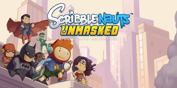 Scribblenauts Unmasked Title Image