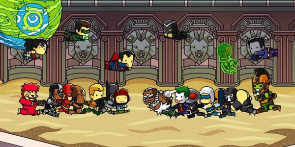 Scribblenauts Unmasked heroes vs villains